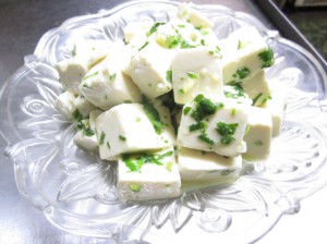 豆腐の冷菜